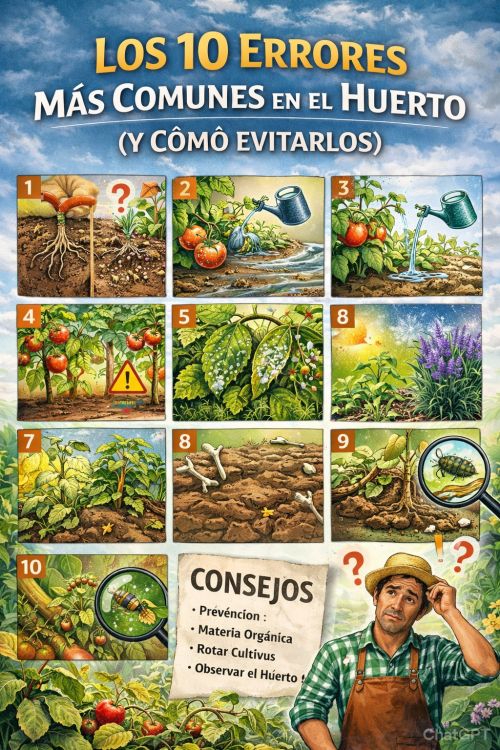 blog 10 errores en el huerto